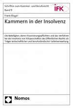 Cover-Bild Kammern in der Insolvenz