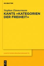 Cover-Bild Kants "Kategorien der Freiheit"