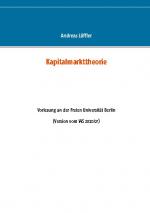 Cover-Bild Kapitalmarkttheorie
