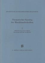 Cover-Bild KBM 14,7 Bibliothek Franz Xaver Haberl, Manuskripte BH 6001 bis BH 6949