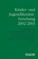 Cover-Bild Kinder- und Jugendliteraturforschung 2002/2003