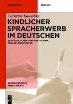 Cover-Bild Kindlicher Spracherwerb im Deutschen