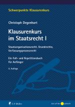 Cover-Bild Klausurenkurs im Staatsrecht I