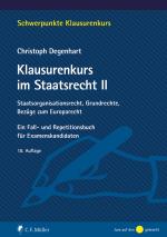 Cover-Bild Klausurenkurs im Staatsrecht II