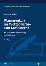Cover-Bild Klausurenkurs im Wettbewerbs- und Kartellrecht