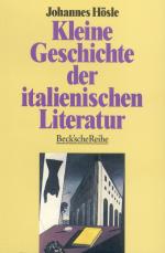 Cover-Bild Kleine Geschichte der italienischen Literatur