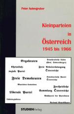 Cover-Bild Kleinparteien in Österreich 1945 bis 1966
