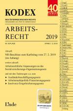 Cover-Bild KODEX Arbeitsrecht 2019