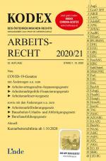 Cover-Bild KODEX Arbeitsrecht 2020/21