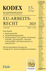 Cover-Bild KODEX EU-Arbeitsrecht 2025