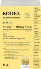 Cover-Bild KODEX Sozialversicherung 2018/19, Band I