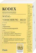 Cover-Bild KODEX Sozialversicherung 2022/23, Band I