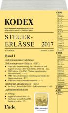 Cover-Bild KODEX Steuer-Erlässe 2017 Band I