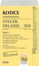 Cover-Bild KODEX Steuer-Erlässe 2018 Band I