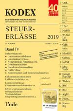 Cover-Bild KODEX Steuer-Erlässe 2019, Band IV