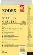 Cover-Bild KODEX Steuergesetze 2019