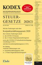 Cover-Bild KODEX Steuergesetze 2020/21