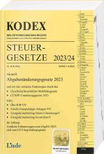 Cover-Bild KODEX Steuergesetze 2023/24