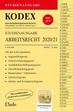Cover-Bild KODEX Studienausgabe Arbeitsrecht 2020/21