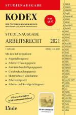 Cover-Bild KODEX Studienausgabe Arbeitsrecht 2021