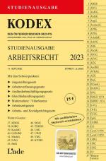 Cover-Bild KODEX Studienausgabe Arbeitsrecht 2023