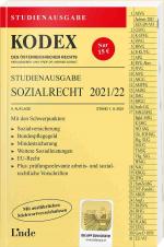 Cover-Bild KODEX Studienausgabe Sozialrecht 2021/22