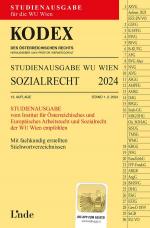 Cover-Bild KODEX Studienausgabe Sozialrecht WU 2024