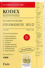 Cover-Bild KODEX Studienausgabe Steuergesetze 2021/22