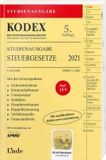Cover-Bild KODEX Studienausgabe Steuergesetze 2021