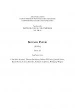 Cover-Bild Kölner Papyri (P. Köln) Band 15