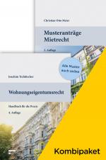 Cover-Bild Kombipaket Musteranträge Mietrecht / Wohnungseigentumsrecht