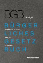 Cover-Bild Kommentar zum Bürgerlichen Gesetzbuch mit Einführungsgesetz und Nebengesetzen (BGB) (Soergel)