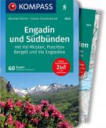 Cover-Bild KOMPASS Wanderführer Engadin und Südbünden, 60 Touren mit Extra-Tourenkarte