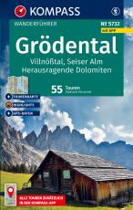Cover-Bild KOMPASS Wanderführer Grödental, Villnößtal, Seiser Alm, Herausragende Dolomiten, 55 Touren mit Extra-Tourenkarte