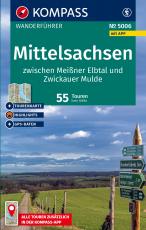 Cover-Bild KOMPASS Wanderführer Mittelsachsen zwischen Meißner Elbtal und Zwickauer Mulde, 55 Touren mit Extra-Tourenkarte
