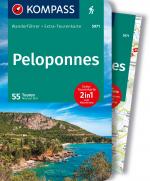 Cover-Bild KOMPASS Wanderführer Peloponnes, 55 Touren mit Extra-Tourenkarte