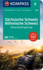 Cover-Bild KOMPASS Wanderführer Sächsische Schweiz, Böhmische Schweiz, Elbsandsteingebirge, 60 Touren mit Extra-Tourenkarte