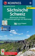 Cover-Bild KOMPASS Wanderführer Sächsische Schweiz, Böhmische Schweiz, Elbsandsteingebirge mit Malerweg, 78 Touren/Etappen mit Extra-Tourenkarte