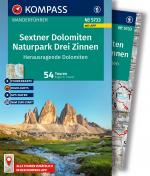 Cover-Bild KOMPASS Wanderführer Sextner Dolomiten, Naturpark Drei Zinnen - Herausragende Dolomiten, 50 Touren mit Extra-Tourenkarte