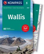 Cover-Bild KOMPASS Wanderführer Wallis, 80 Touren mit Extra-Tourenkarte