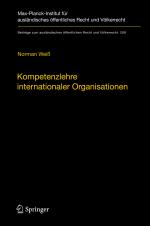 Cover-Bild Kompetenzlehre internationaler Organisationen