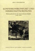 Cover-Bild Konfessionskonflikt und Herrschaftsordnung