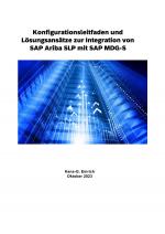 Cover-Bild Konfigurationsleitfaden mit Lösungsansätze zur Integration Ariba SLP mit SAP MDG-S