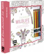 Cover-Bild Kreativ-Set Farbe rein, Stress raus: Inspiration Wildlife – 50 inspirierende Motive aus dem Tierreich kolorien