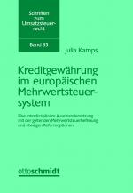 Cover-Bild Kreditgewährung im europäischen Mehrwertsteuersystem