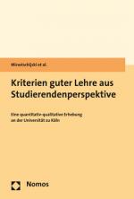 Cover-Bild Kriterien guter Lehre aus Studierendenperspektive