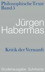 Cover-Bild Kritik der Vernunft. Philosophische Texte