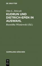 Cover-Bild Kudrun und Dietrich-Epen in Auswahl