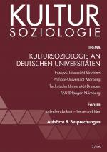 Cover-Bild Kultursoziologie an deutschen Universitäten