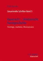 Cover-Bild Kunstrecht - Urheberrecht - Kunstgeschichte